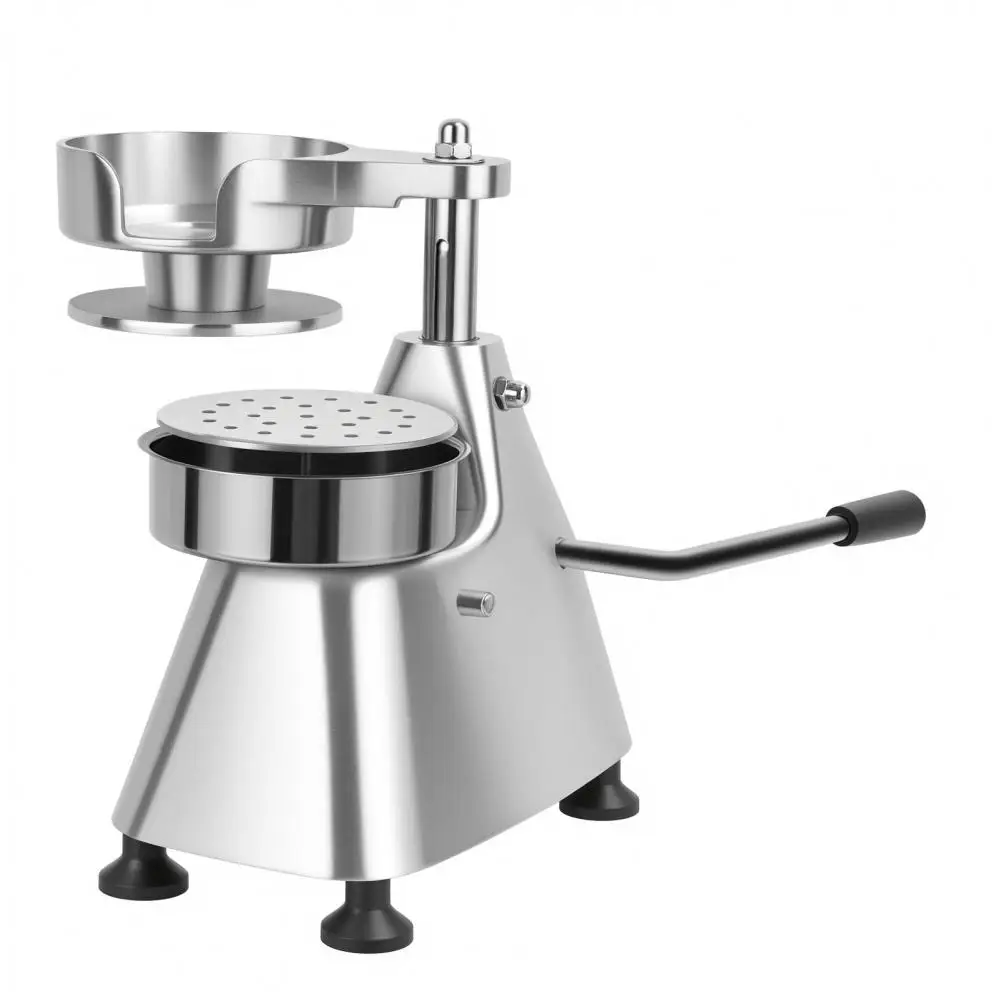 Commercial Burger Patty Maker, Heavy Duty Hamburger Press Patty Maker, Food-Grade 304 Stainless Steel Bowl Burger Press Machine