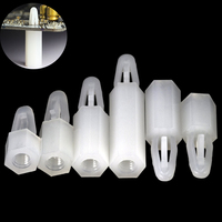 M3 M4 Nylon Standoff Post Hexagonal Threaded Screw Spacer for PCB Computer Motherboard Circuit Board Fixed Clip Pillar Spacers