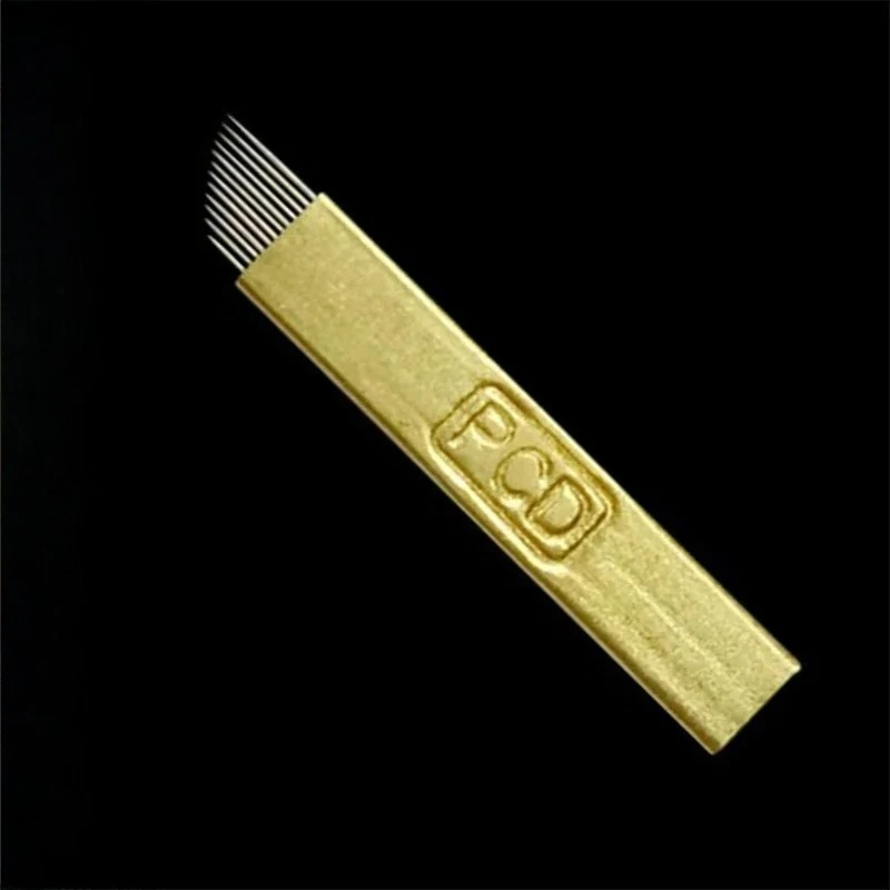 Manual Microblading Needles Tebori Blades Tattoo Needles Eyebrow Blades for 3D Embroidery Manual Tattoo Pen Blades 100pcs/lot