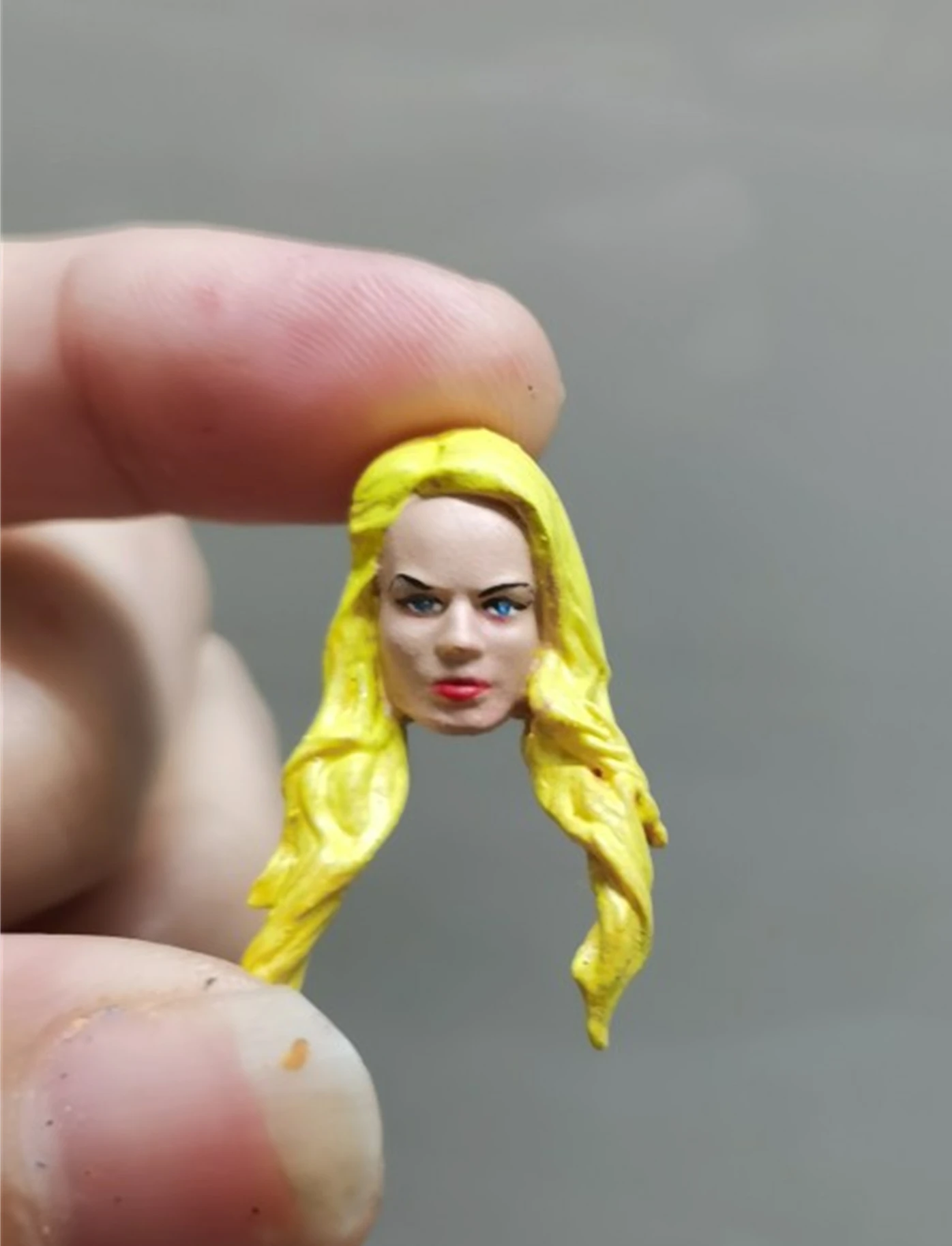 1/18 масштаб голова резьба Феникс набор статическая модель Коллекция Женщина солдат йеллоклей завитки волос 3,75 дюймов экшн-фигурка кукла тела