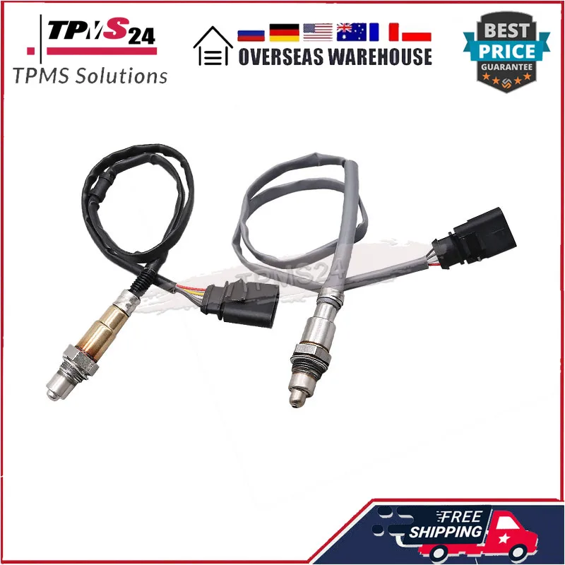 For 2015-2019 VOLKSWAGEN GOLF 1.8T 2015 2016 AUDI A3 1.8T 2Pcs Oxygen Sensor O2 Sensor Lambda Sensor 06K906262C 06K906262AC