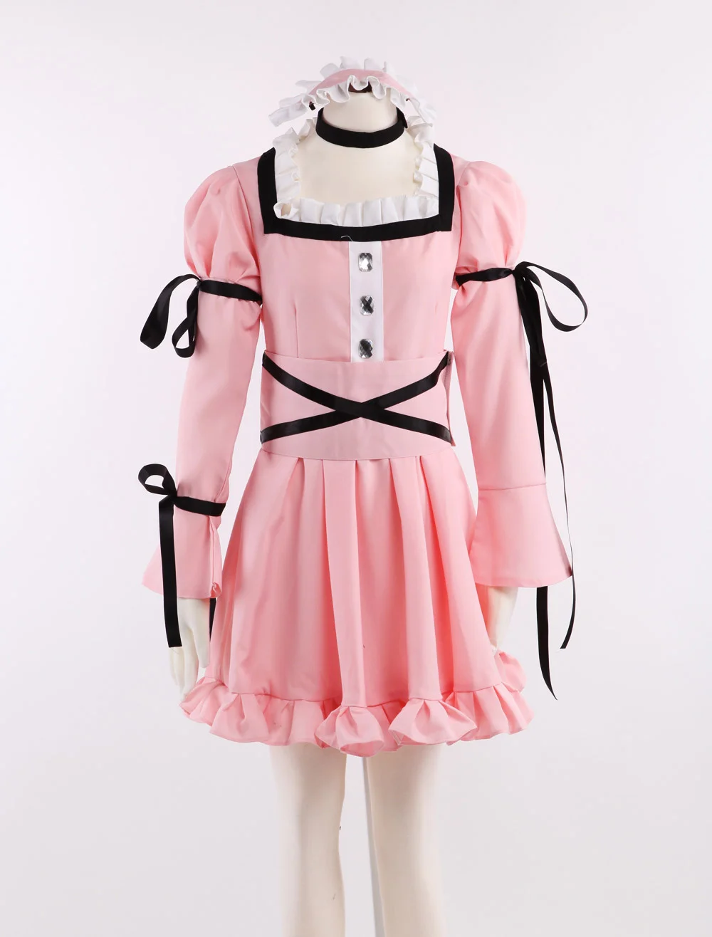 Anime Toekomstige Dagboek Uryuu Minene Cosplay Kostuums Meisjes Roze Lolita Jurk Halloween Carnaval Feestpak