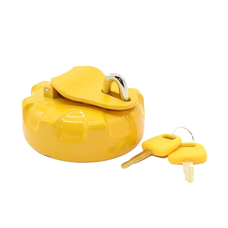 Anti Theft Diesel Oil Fuel Tank Cap Cover With Keys for Sany SY55 SY60 SY75 SY135 SY215 SY235