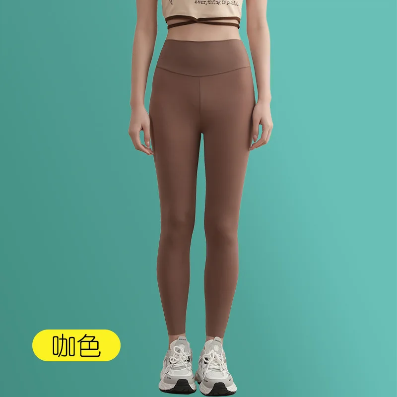 Women Large Size Thin Shark Pants Summer Outer Wear New Ice Silk Cool Sense High Waist Belly Yoga Wearing Protection Leggings