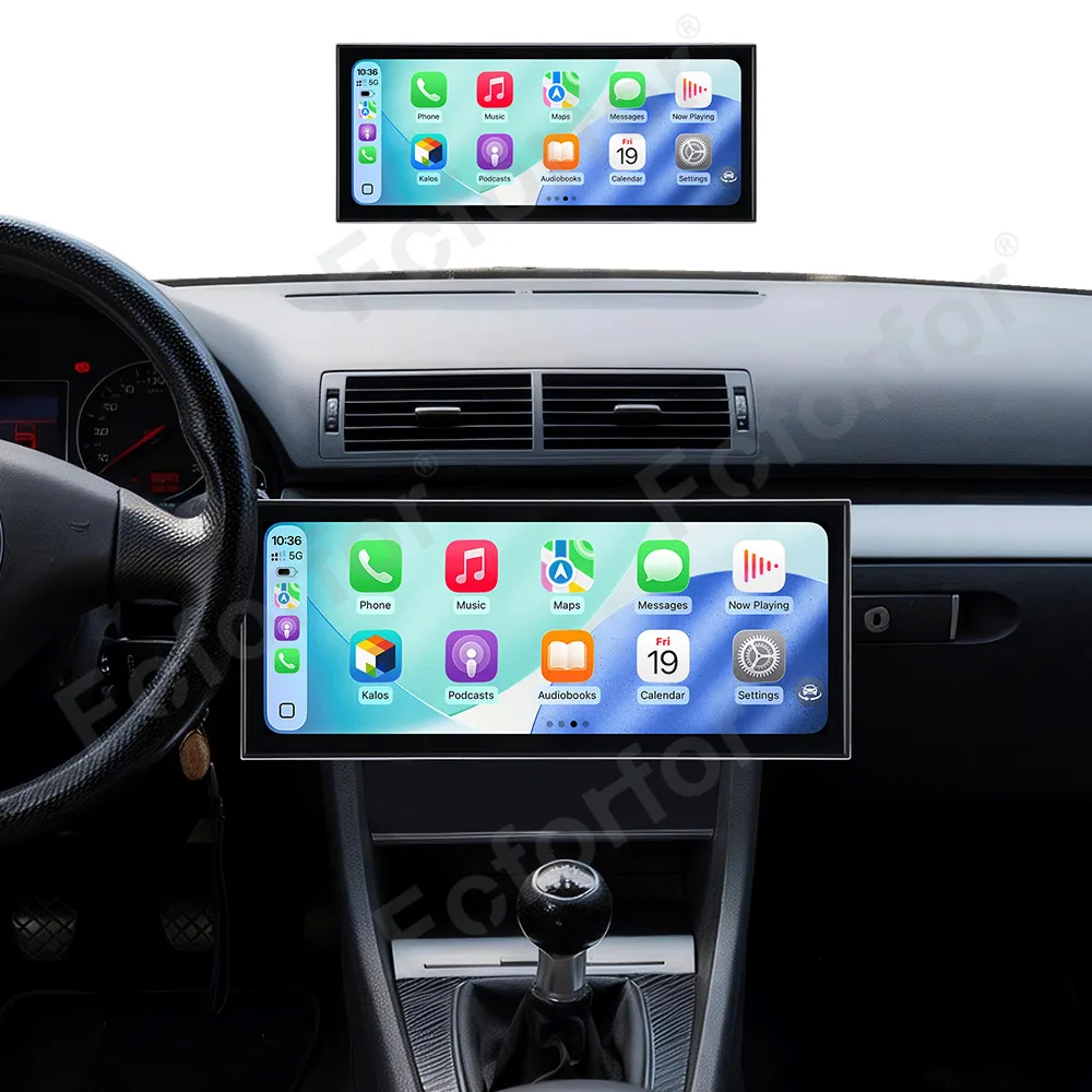 15.8 Inch Vertical Screen For Audi A4 B6 B7 S4 2004-2007 Car Multimedia Player GPS Head Unit Carplay Android Auto 4G LTE DSP