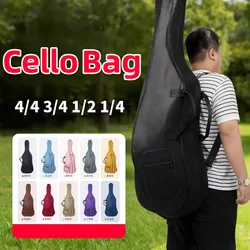 STJ Lightweight cello bag Double Shoulder cello backpack Ox Cloth cello case Water Resistant Music Instrument Bag