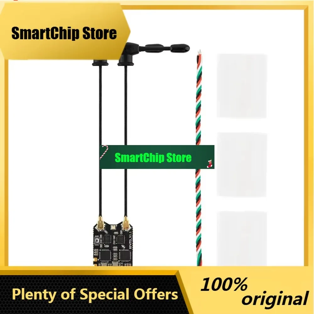 SmCpRadioMaster RP4TD ExpressLRS ELRS 2.4GHz Diversity Receiver Built In WIFI Dual TCXO