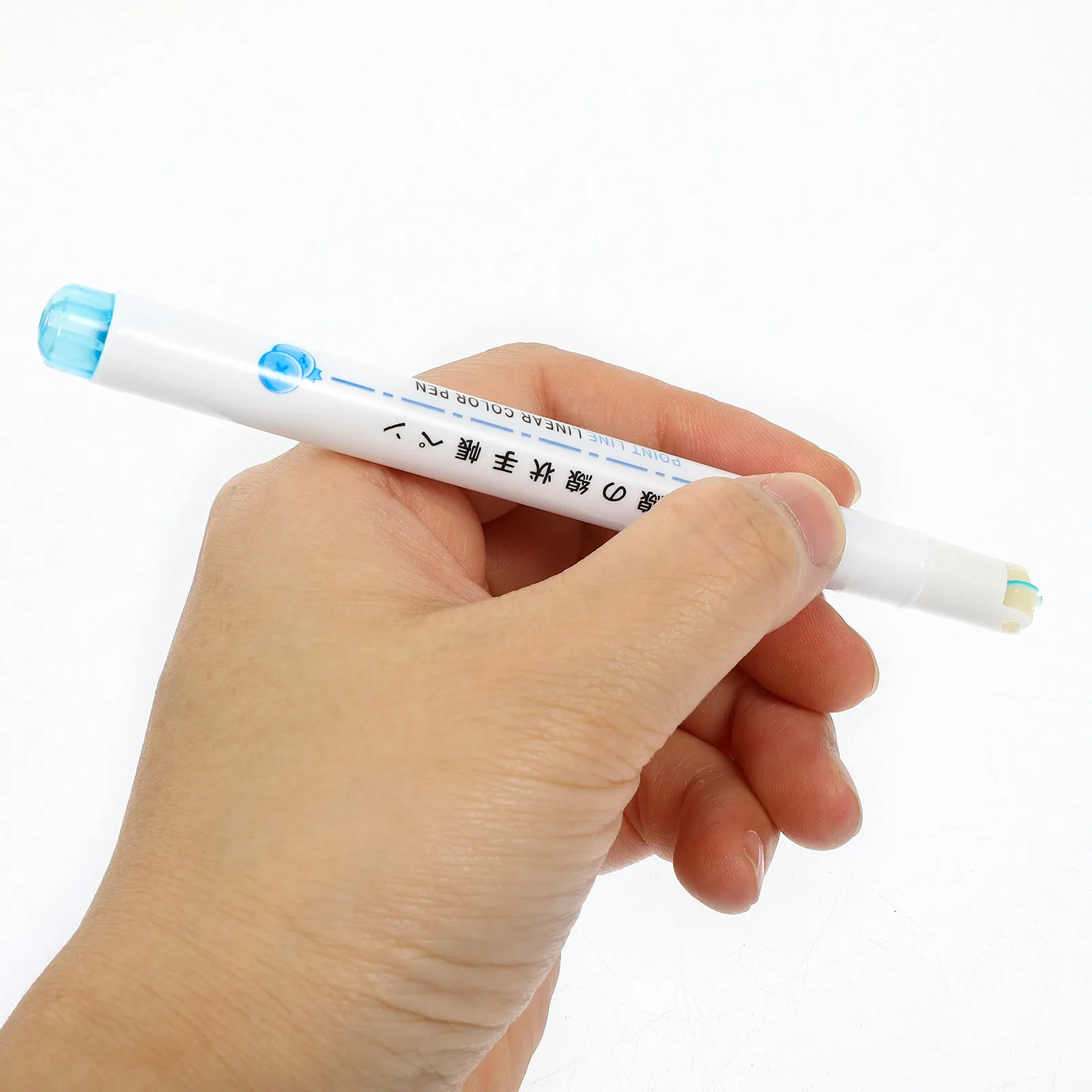 

6Pcs Study Highlighter Pens Curve Design Smooth Writing Leakproof Odorless for Teachers Clerks Secretaries Waiters Book Marking