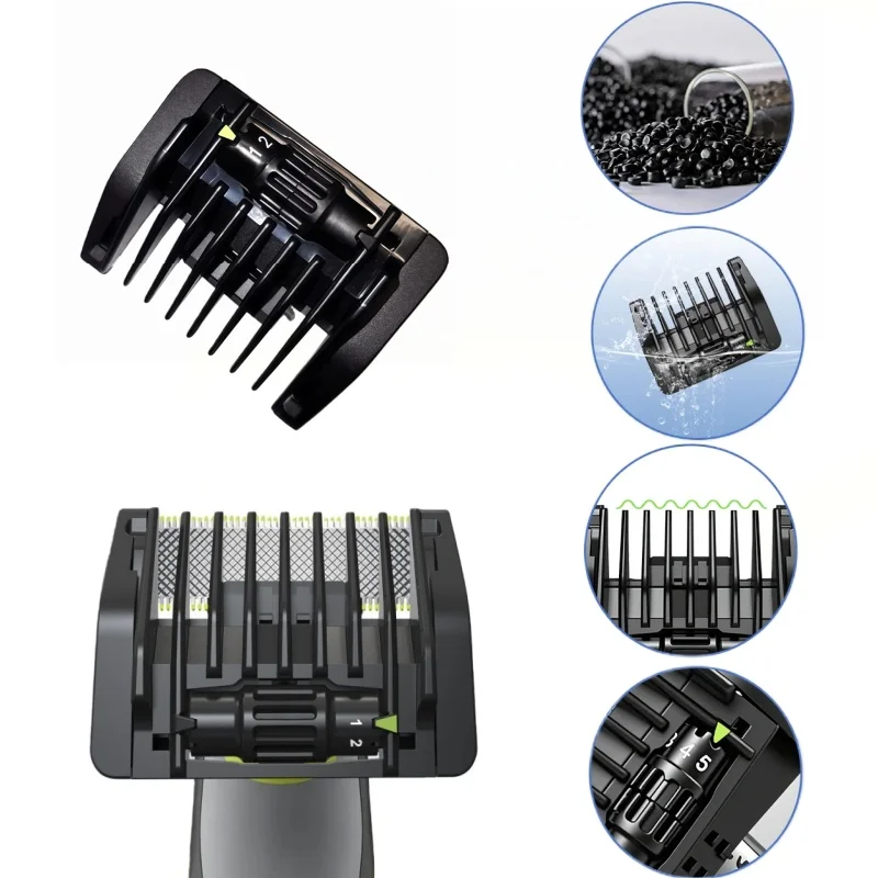 

Регулируемая расческа для бороды 5-в-1, сменная для Philips QP2620 QP2630 QP4530 QP4630 QP6505 QP6510, детали триммера для бритвы с одним лезвием