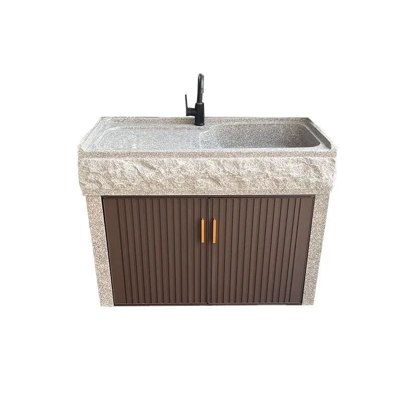 Outdoor courtyard Marble granite Stone wash basin Sink basin Outdoor garden Vegetable sink BBQ sink