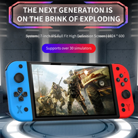 G90 Portable Handheld Game Console Arcade 7 Inch Screen over 30 Simulators Retro Gaming Controller for /PS/N64/ C