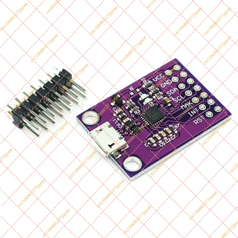 CP2112 USB to I2C/SMBus Debug Board, TYPE-C/Micro USB Communication Module for CCS811