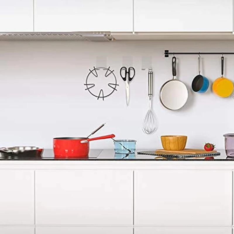 ABWR-9 قطع من شفرات الحلاقة ذاتية اللصق من الأكريليك، خطاف الدش للحمام، منظم المطبخ، شفرات الحلاقة، منشفة التوصيل (شفاف)