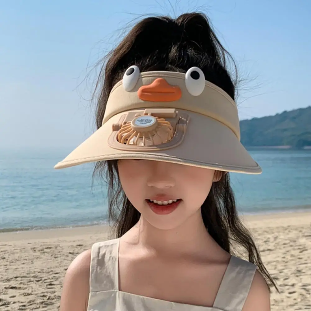 

Sun Visors Hat with Fan for Women - Fan Visor Hat - Three-Speed Adjustment and Large Area Sun Protection for Child Gift Fishing