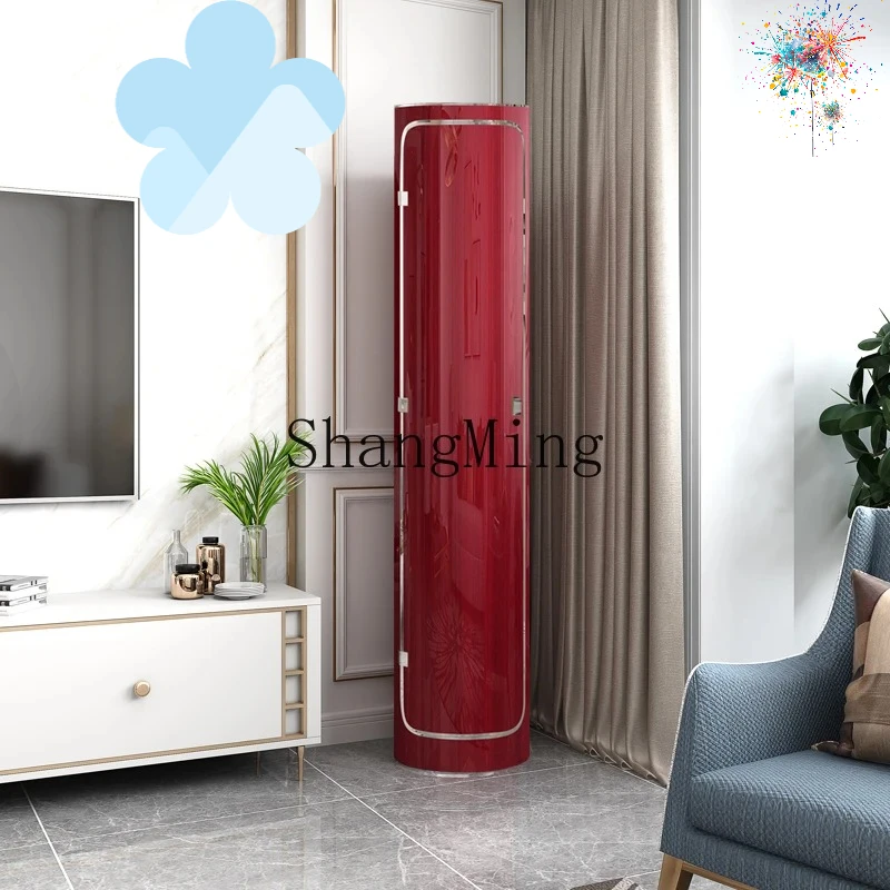ZYY Smart 360 Degree Rotating Shoe Cabinet Round Cylindrical Household Doorway Shoe Rack