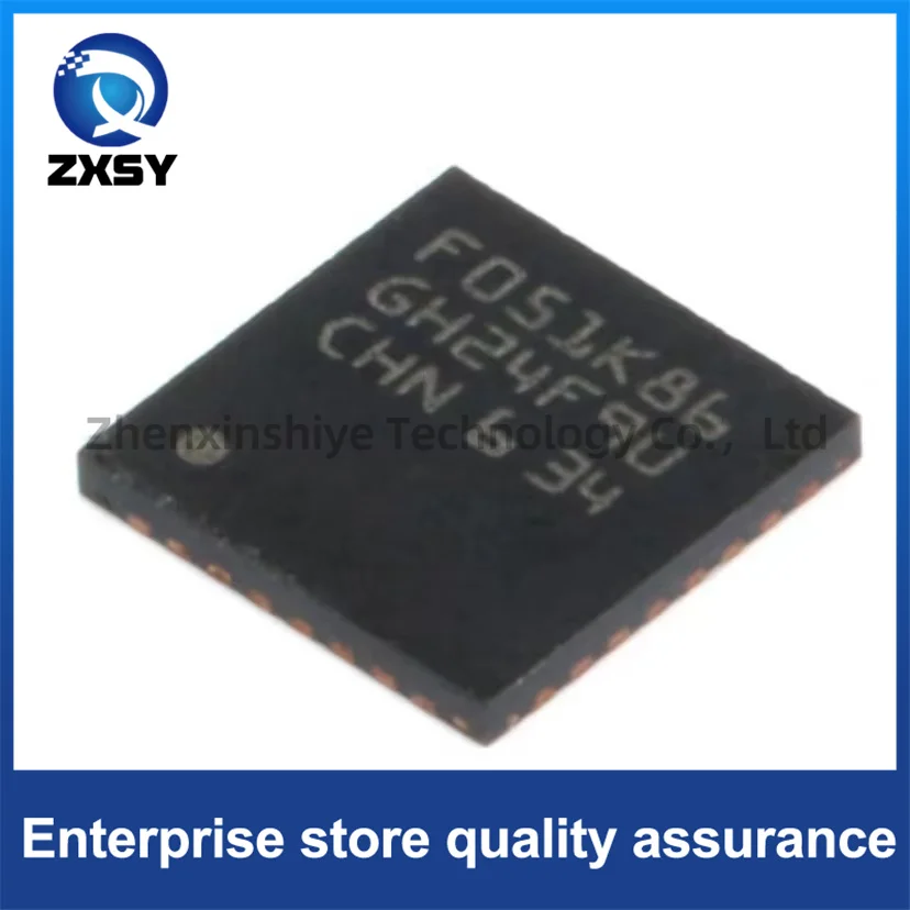 Microplaqueta de IC do microcontrolador do Único-núcleo STM, STM IC, MCU, 32BIT, flash 64KB, 32-UFQFPN, 32-bit, STM32F051K8U6TR, STM32F0