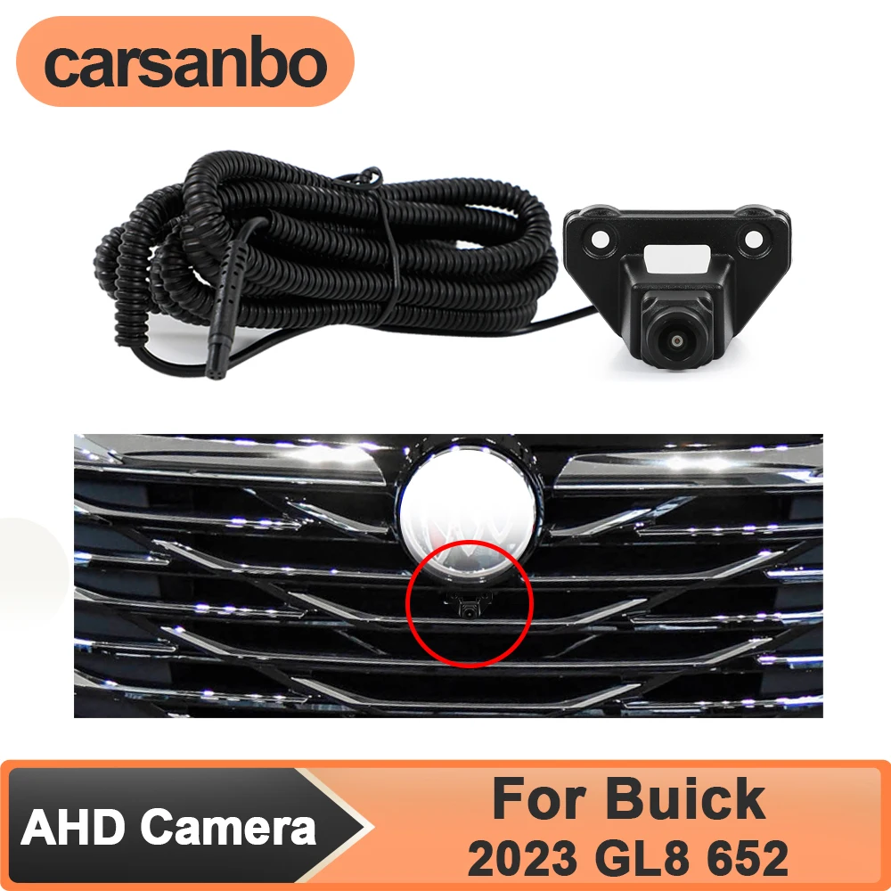 

Carsanbo AHD 1080P 150° Fisheye Lens Vehicle Front View Camera for Car Buick 2023 GL8 652 Night Vision Waterproof Parking Assist