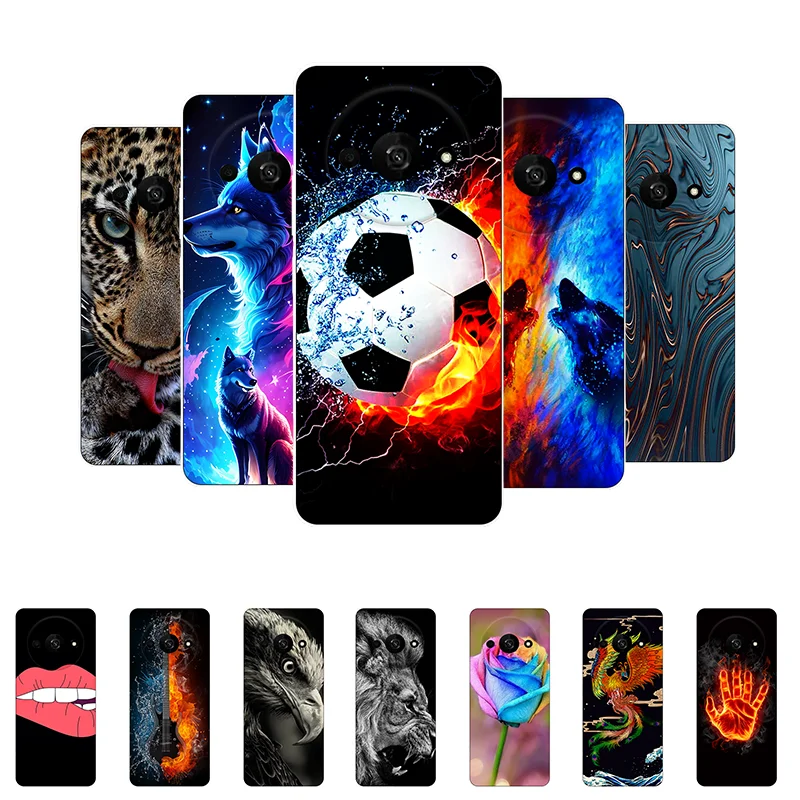 For Xiaomi Redmi A3 Case Football Soft Silicone Back Cases for Xiaomi Redmi A3 A 3 Phone Cover RedmiA3 2024 etui Funda