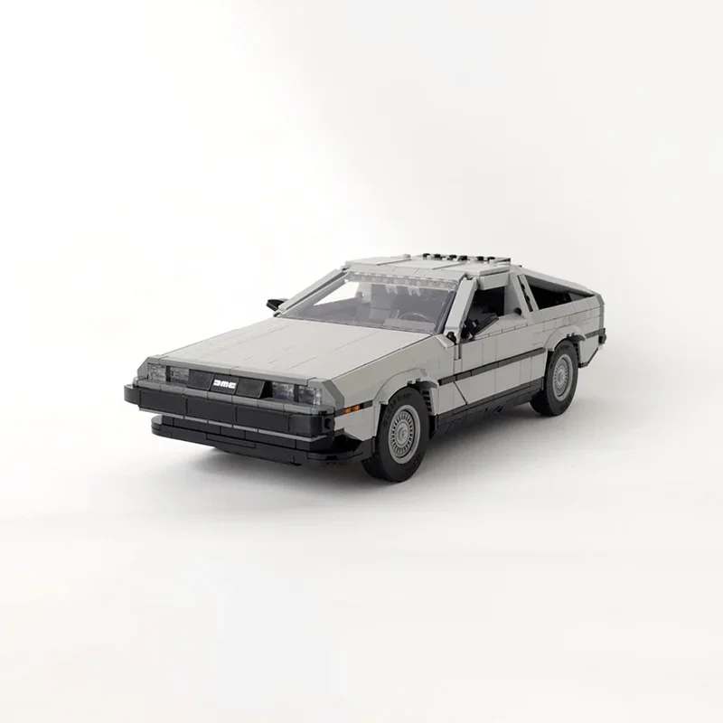 

1369 деталей Moc-10300 «Назад в будущее»: Машина времени DeLorean DMC-12, конструктор, спортивный автомобиль, игрушки из кирпичиков, подарки на Рождество для детей