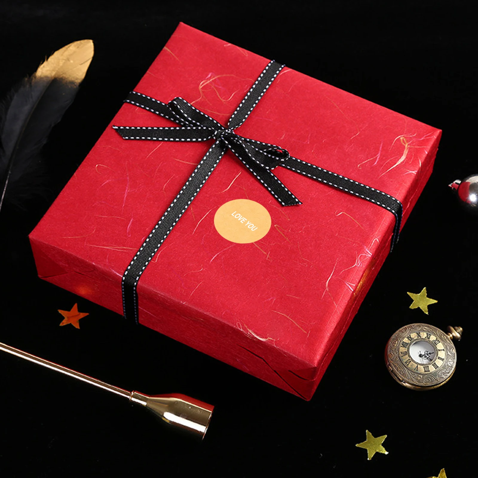 

2 рулона круглых этикеток из крафт-бумаги для кодирования, пустые наклейки для рукоделия, маркировки, выпечки, хранения продуктов, склада, именных бирок