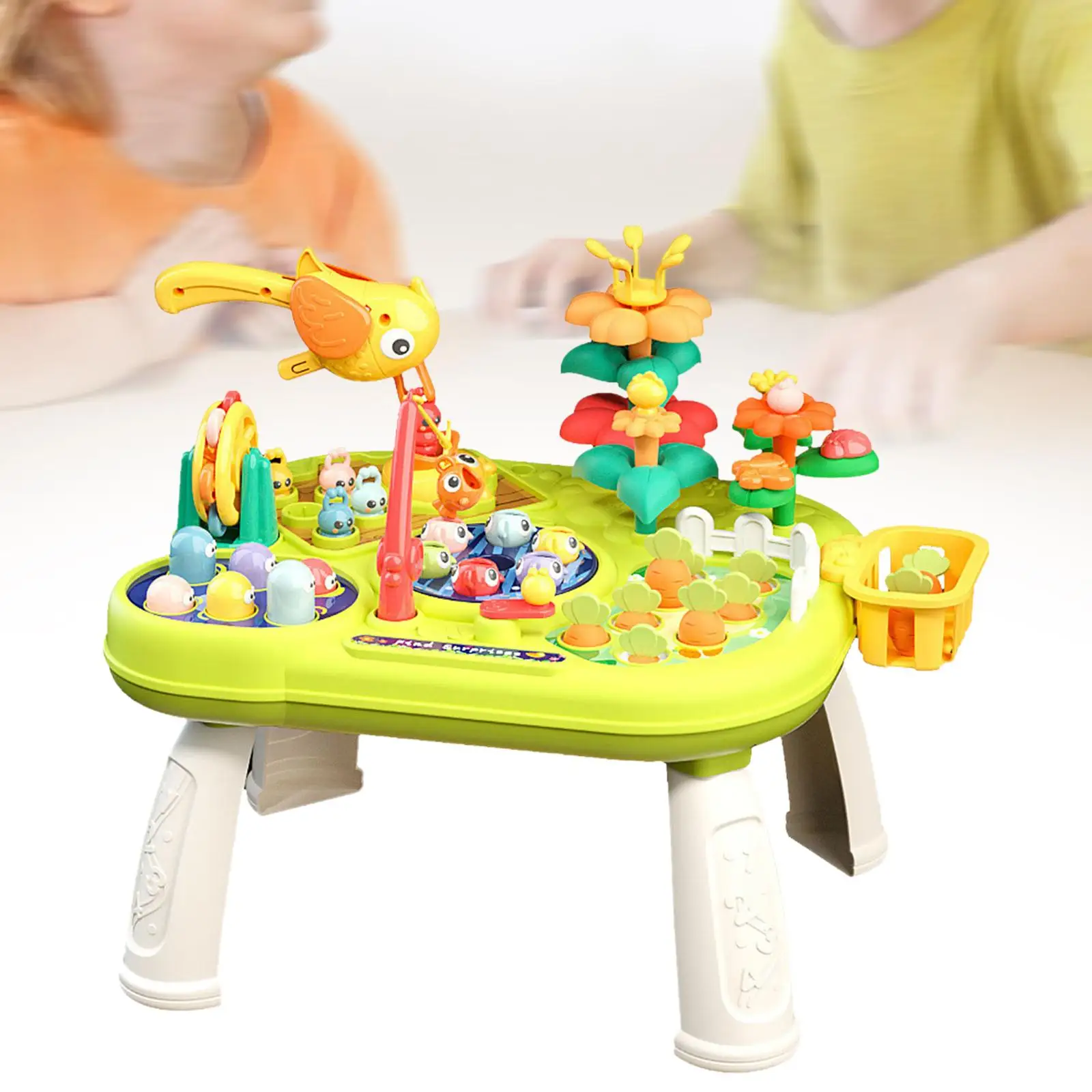 Baby Activity Table Learning Toy Interactive Toys Fishing Game Baby Sensory Toys