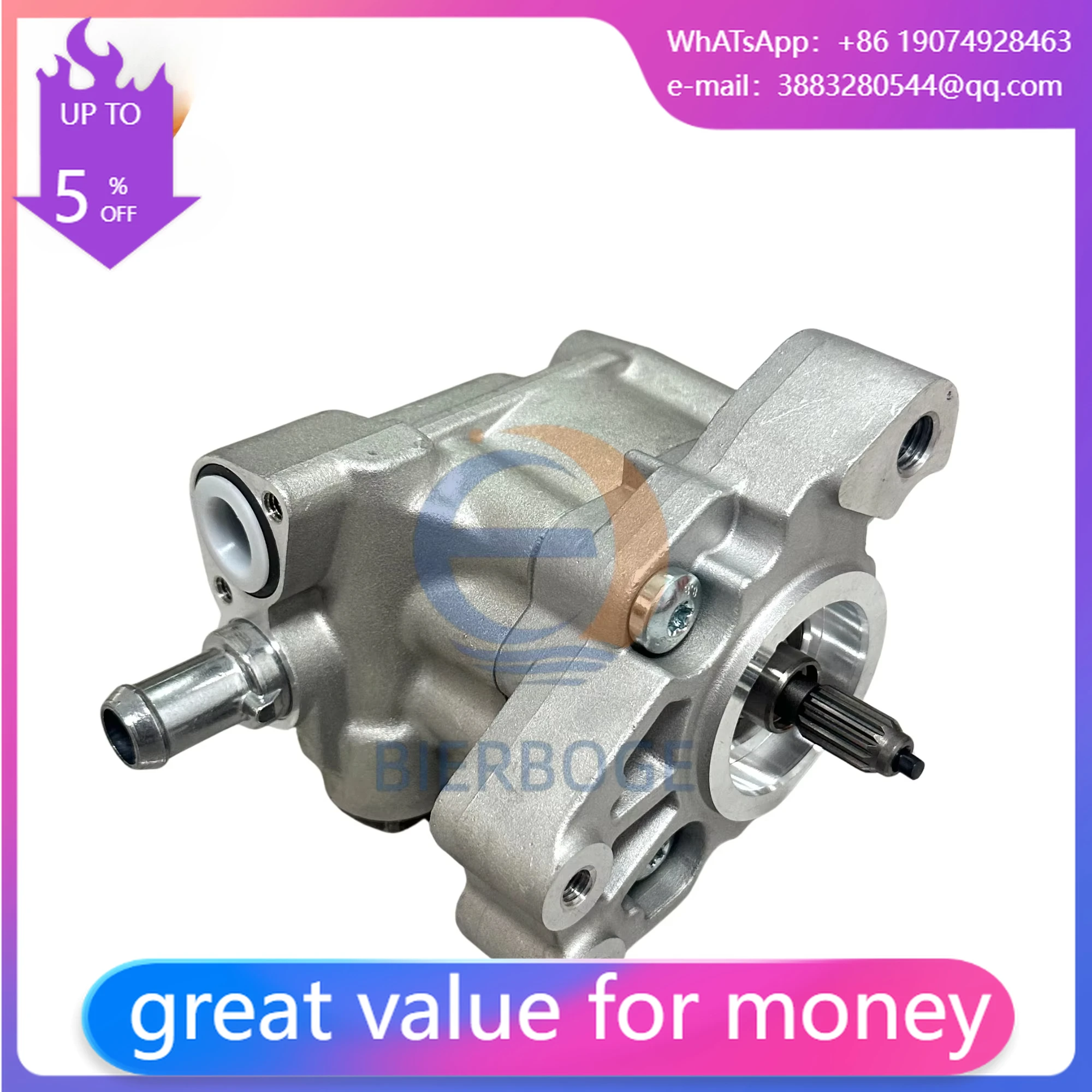 

High-quality Power Steering Pump For Bentley Continental GT Flying Spur 4.0T Brake System 3W0422154J 3W0 422 154 J
