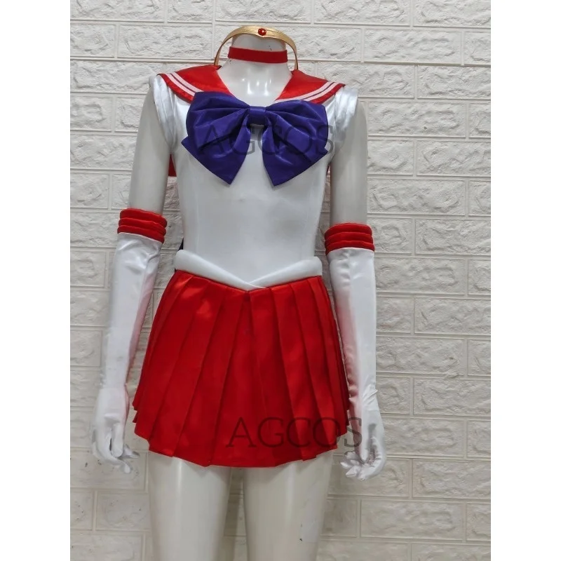 AGCOS Customized Hino Rei Sailorr Mars Cosplay Costume Woman Christmas Outfits Dress Costumes Cosplay view 3