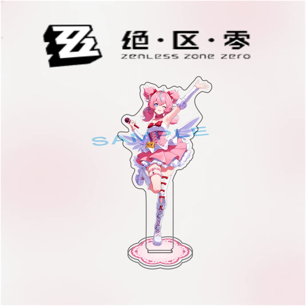 Hot Game Zenless Zone Zero Cute Characters Acrylic Stand Keychain Model Plate Decoration Originality Desk Figure Display Gift