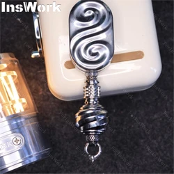 SEKI DIY Beads Rain 2.0 Intensive Mechanical Rotary Push Slider Stainless Steel Fidget Sliders Desk Toy