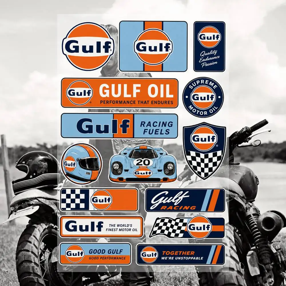 G-UL-F- Wasserdichte Vinyl-Aufkleber für Auto Motorrad Fahrrad Skateboard Laptop Flasche Telefon