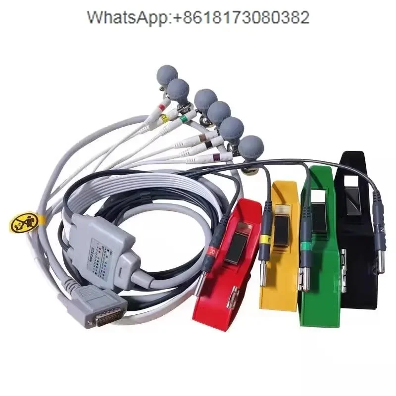 Suitable for R3 R12 electrocardiograph with 12 wires, banana plug thickened