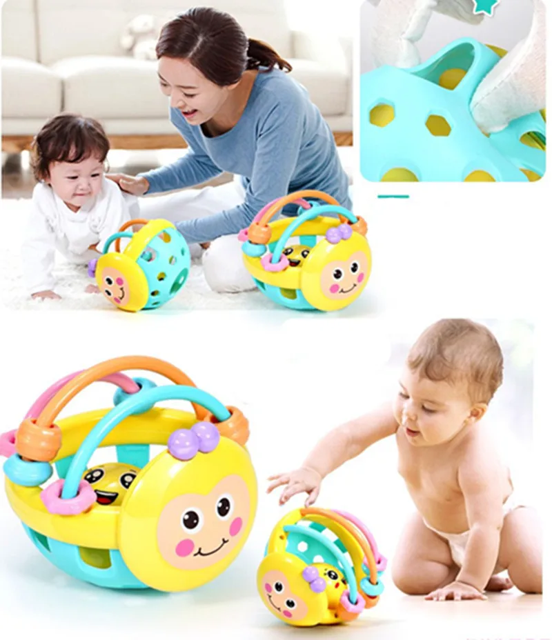 Juguetes de dentición suaves para bebés, sonajero sensorial educativo temprano para recién nacidos, sonajero de mano para bebés, sonajeros vibratorios para niños