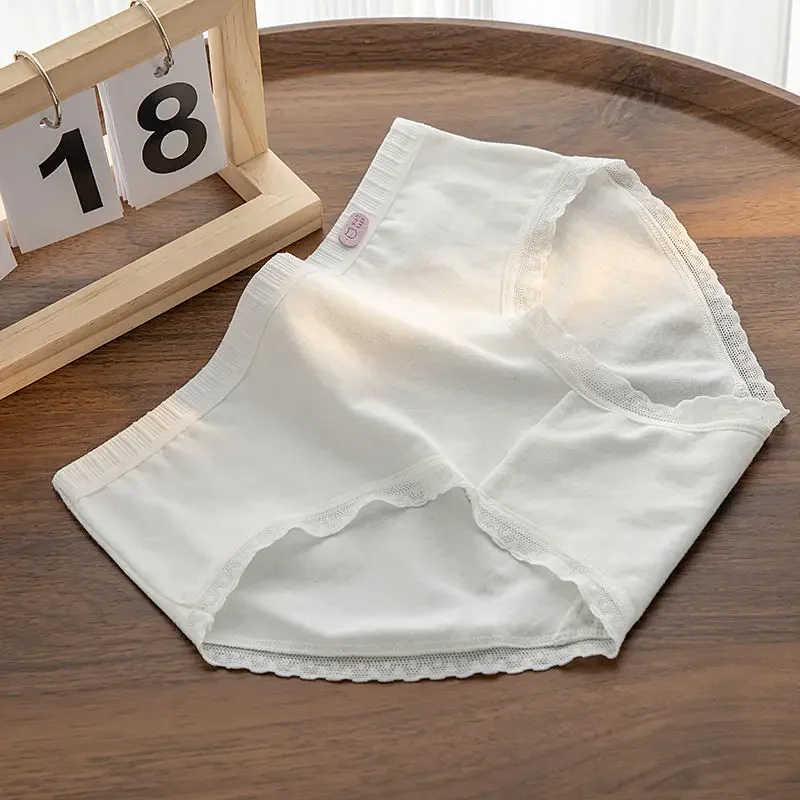 5PCS Meisjes Effen Antibacteriële Slipje voor Kinderen Katoen Zachte Dunne Ademende Slips 7 + y Jong Kind Onderkleding Baby leuke Knickers