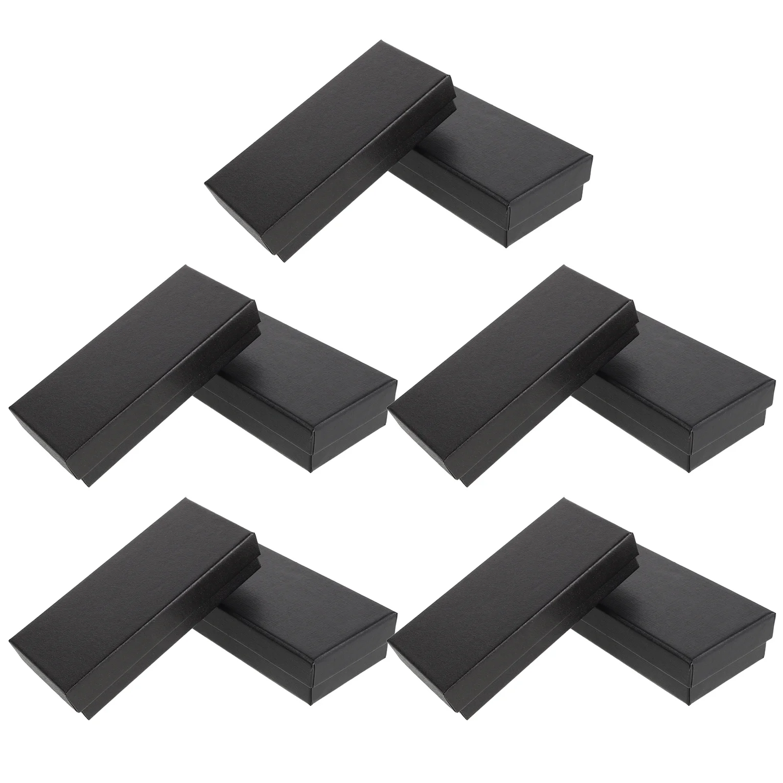 

10pcs Rectangular Boxes Black Single Slot Watch Storage Case For Men Women Watch Organizer Display Holder Jewelry Box