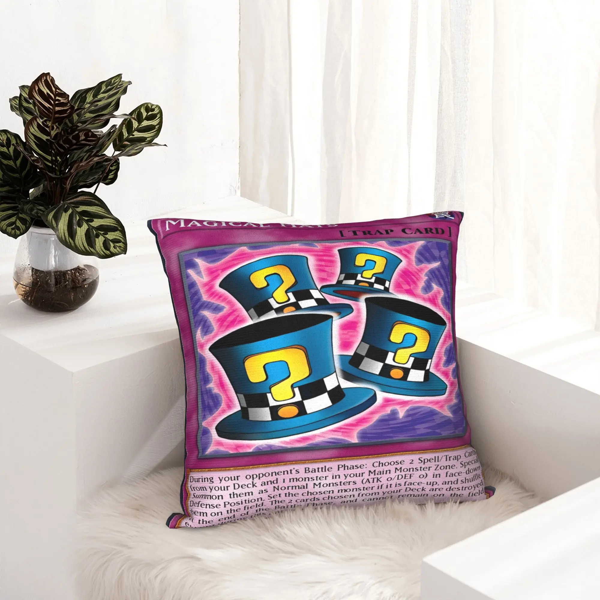Anime Yu Gi Oh Card  Pillowcase Soft Polyester Cushion Cover Decoration  Pillow Case Cover Home Zipper 18''