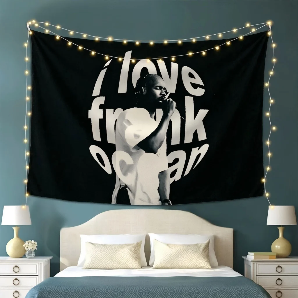 1pc 2D Flat I Love Frank Music Flag Tapestry, Music Poster Banner for Bars, Beer Houses & College Dorms, Vibrant Decorative Wall