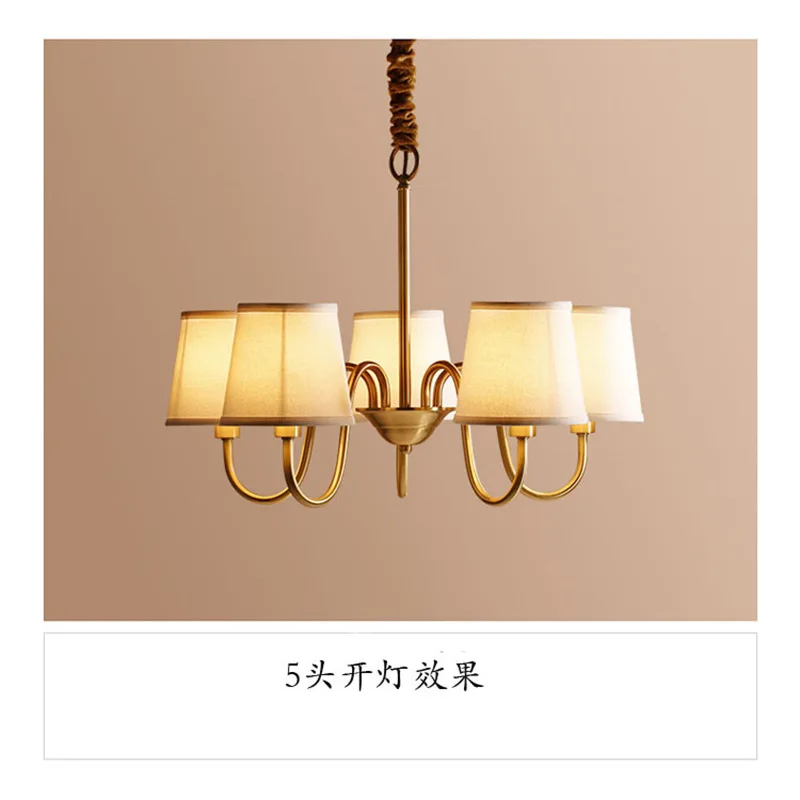 Lâmpadas criativas em tecido pastoral americano