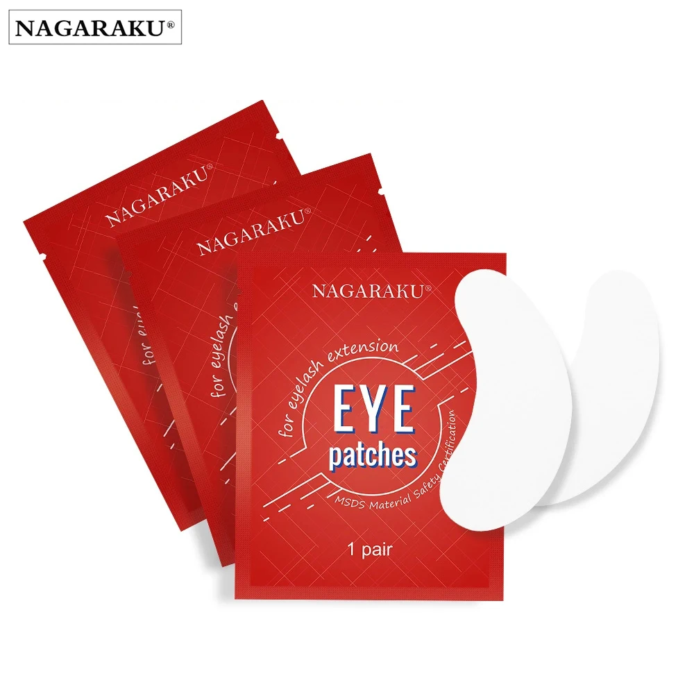 NAGARAKU New Patches Eyelash Under Eye Pads Lash Eyelash Extension  Patches Eye Tips Sticker Wraps Makeup tools