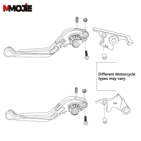 För SUZUKI GS500E Motorcykel Aluminium Bromskopplingsspakar Styrhandtag Handtag Ändstycken GS 500E GS500 E 1994 1995 1996 1997 1998 10 best sales gs500e suzuki - №5
