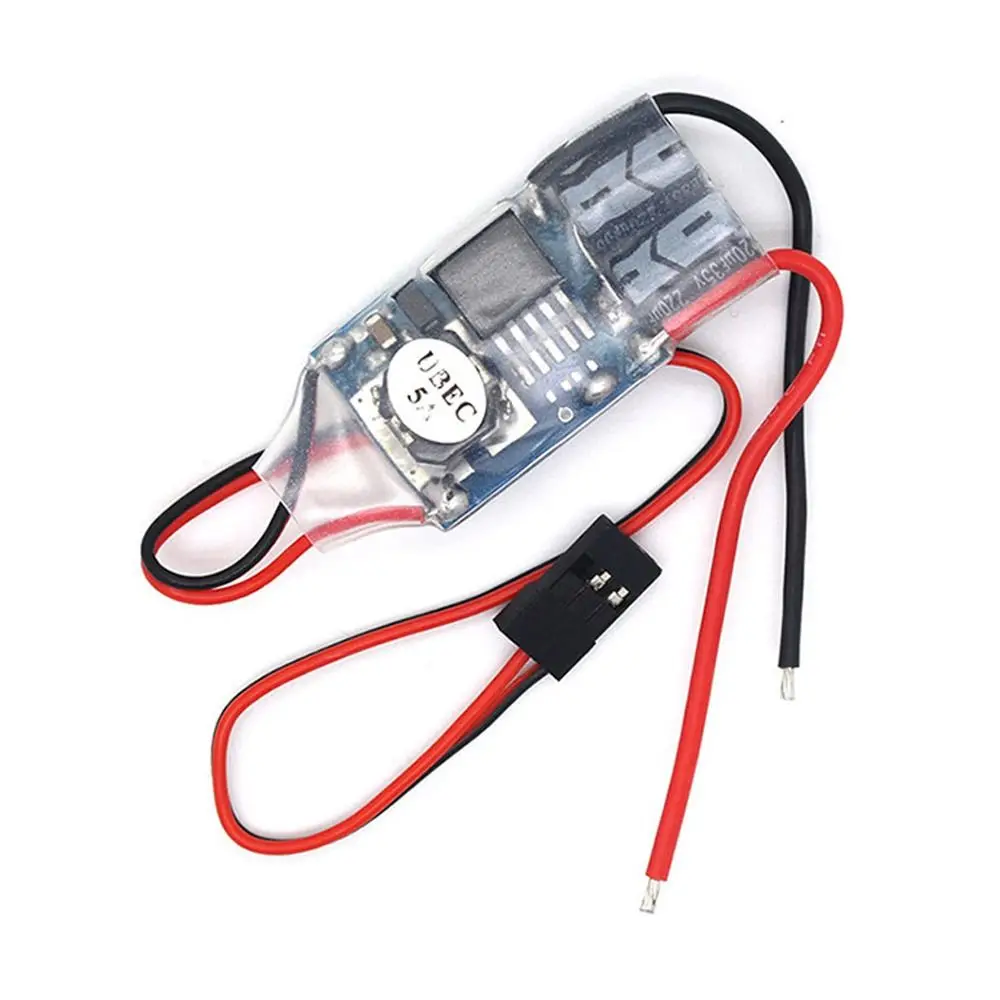 Piezas de control remoto, regulador de conmutación UBEC, ruido RF más bajo, estabilizador de voltaje 3A /5A /7A /15A, blindaje completo BEC, módulo Buck de 5V, Dron RC
