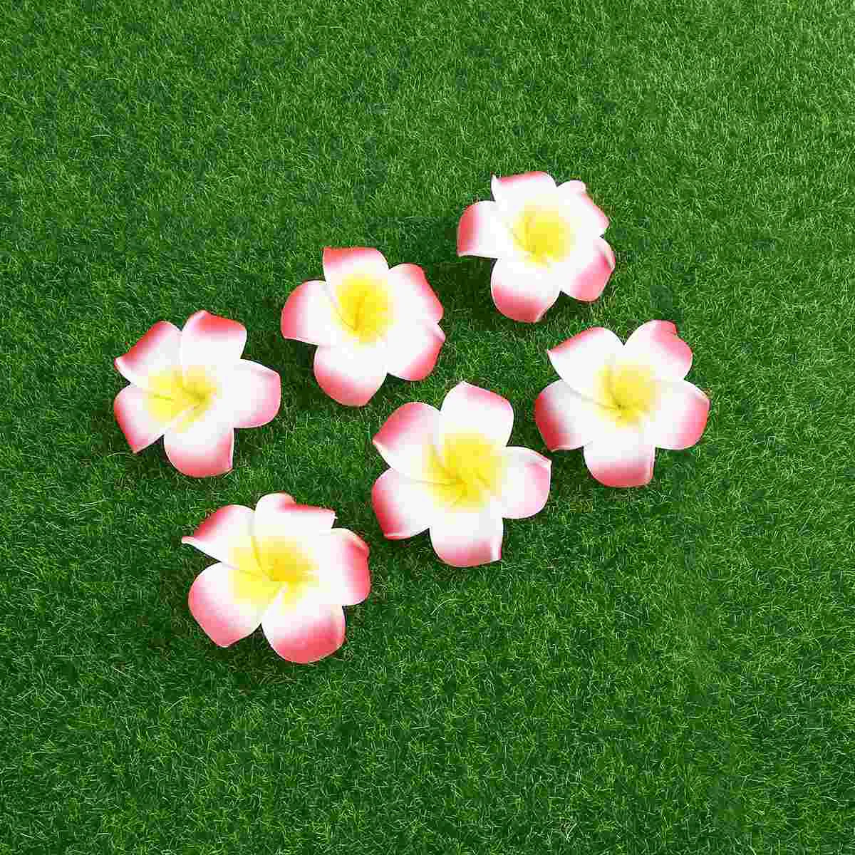 100 Pcs Frangipani Flowers Wedding Decoration Swimsuit 6cm Artificial Folower Plumeria