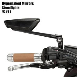 for Ducati Streetfighter  V2 V4 S  Rearview Mirror  Rearview Mirrors Hypernaked Mirrors Adjustable Hypernaked Mirrors