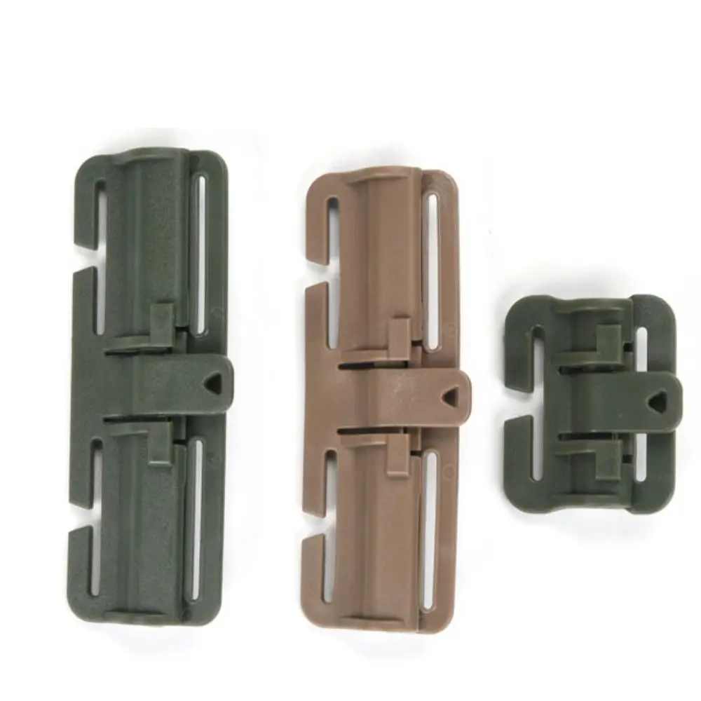 11*4.2cm/5.2*4.2cm Vest Buckle Slider Buckle Slider Clip MOLLE Strip Plastic Buckles Quick Release Module Strip  Tool