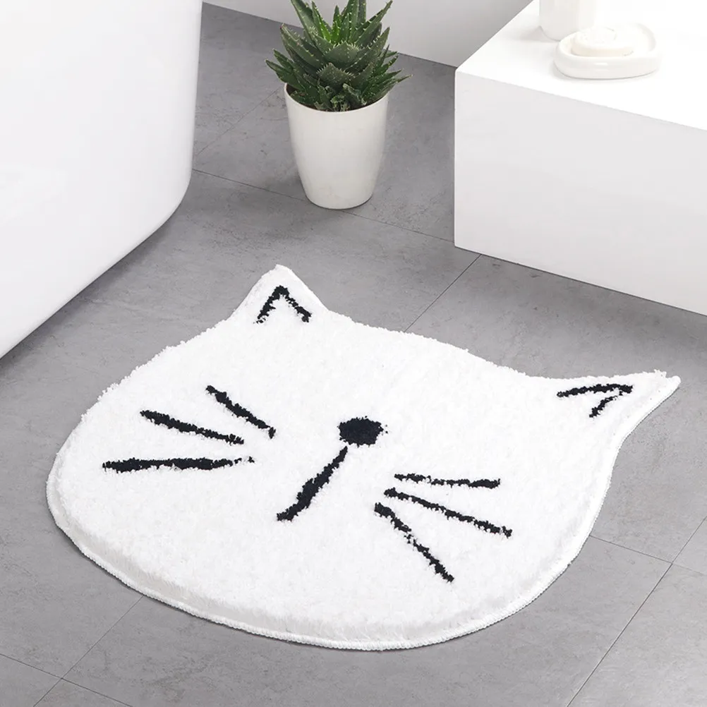 

Противоскользящий коврик для ванной 60x60 см, влаговпитывающий напольный коврик для ванной комнаты, спальни, гостиной, с нескользящим дизайном, комфортной мягкой текстурой