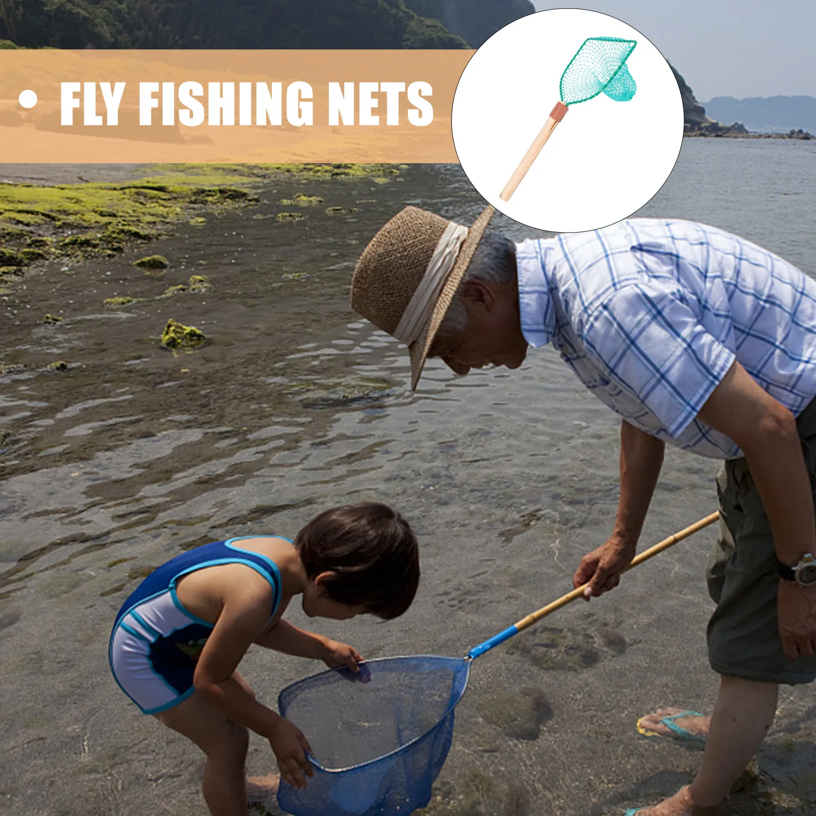 rede-de-pesca-portatil-com-cabo-de-madeira-leve-e-resistente-para-barcos-lagos-e-rios