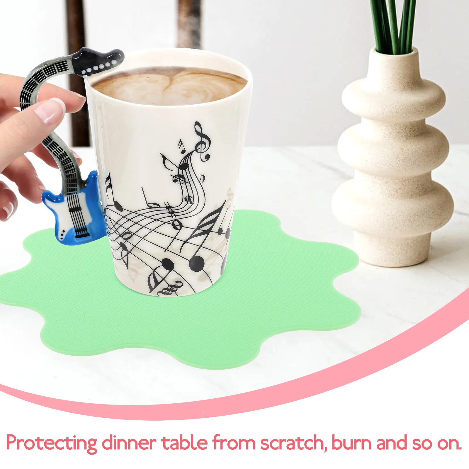 

8pcs Silicone Mat Non-slip Jar Gripper Opener Pads Insulation Multi-use Cup Mats Kitchen Supplies Bottle Open Pad Coaster