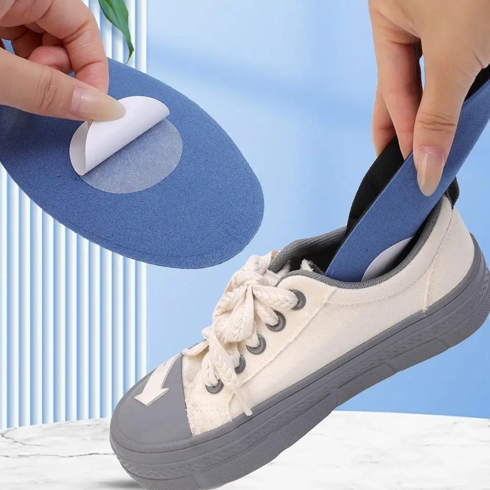 4pcs Inserts Non-slip Fixed Stickers Accessories Rotundity Insole Fixing Patch Double Faced Adhesive Tape Oil Paper