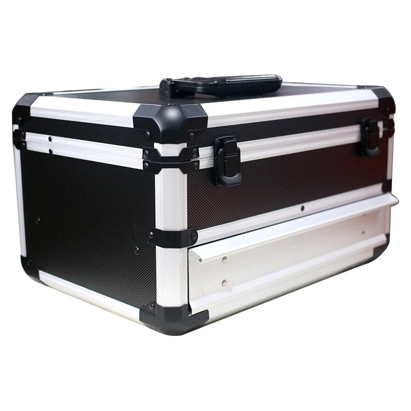 Aluminum Case Tool Box With Drawers Portable Multi Tool Storage Case For tools Electric Suitcase Equipment Tools Organizer Box