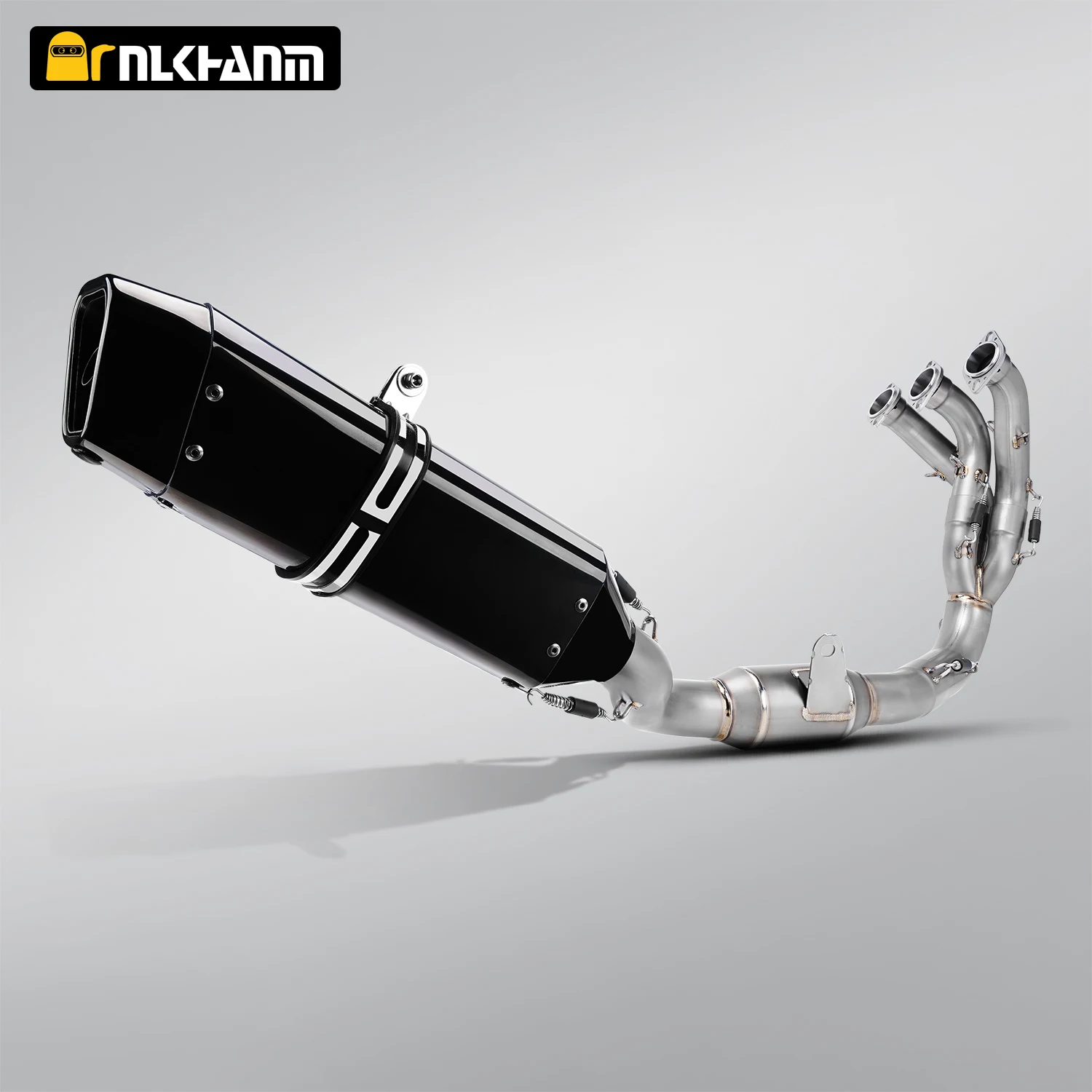 

MT09 XSR900 FZ09 2021-2023 motorcycle Exhaust Trick Star Muffler ti alloy Front Link Pipe With DB Killer For MT09 XSR900 FZ09