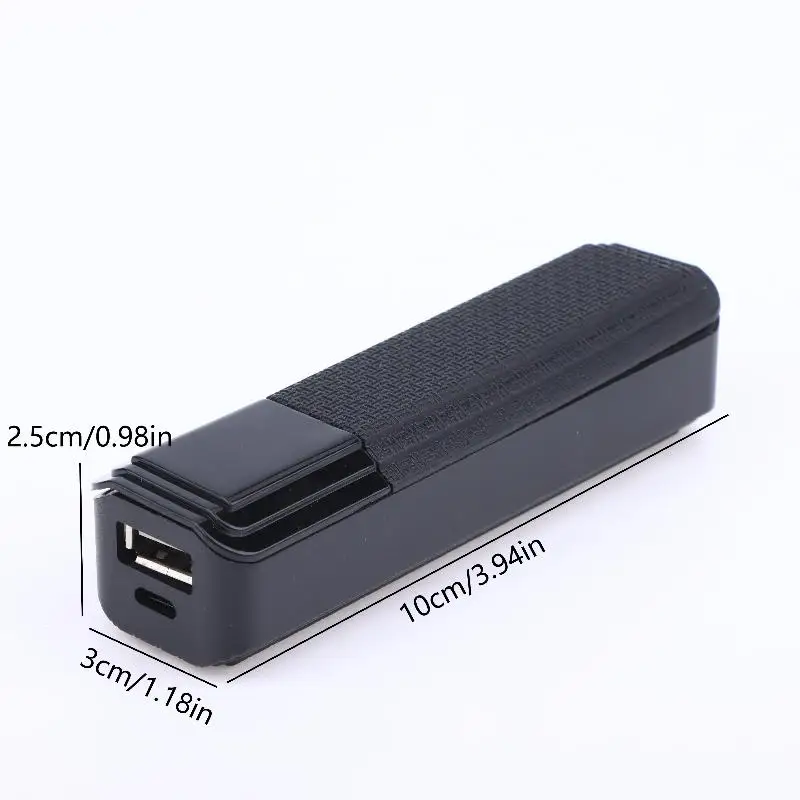 【New】1/2Pcs Portable USB Charging Case 18650 Battery Box DIY Power Bank Charger Case For Arduino Projects
